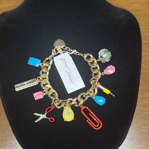 Betsey Johnson BTS Charm Bracelet
